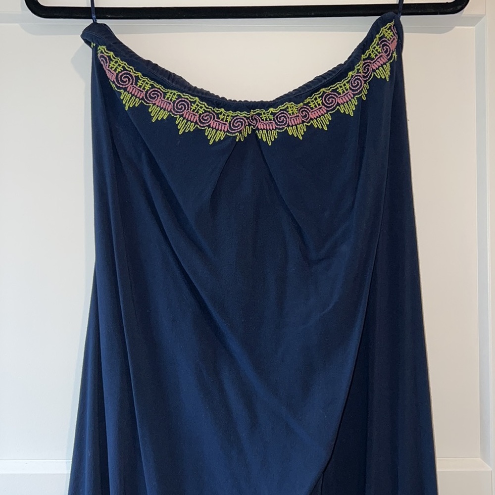 Love stitch | size medium summer navy dress